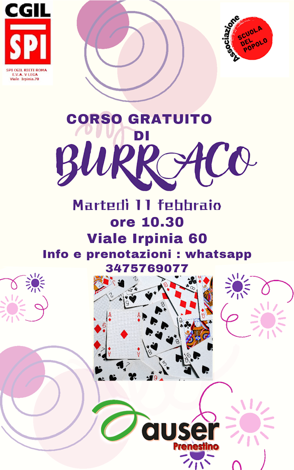 locandina burraco